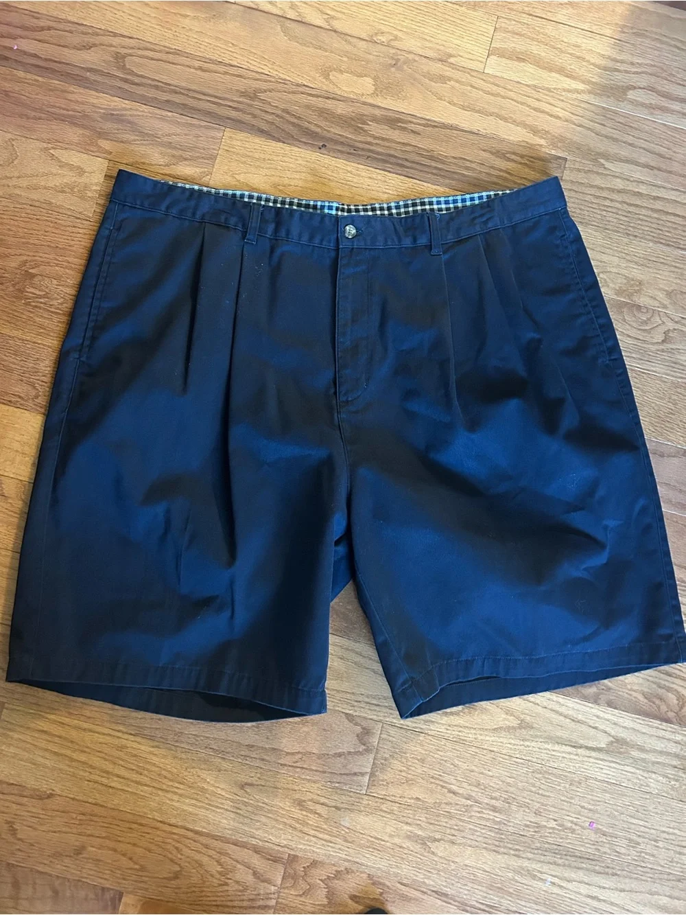 Men's Flat Front Navy Shorts - Classic Summer Staple